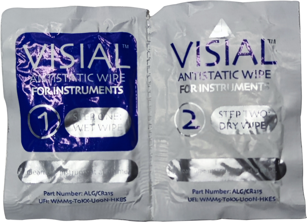 ALGLAS ALG/CR215 ANTISTATIC WET/DRY INSTRUMENT WIPES